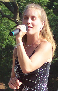 Jennifer performing